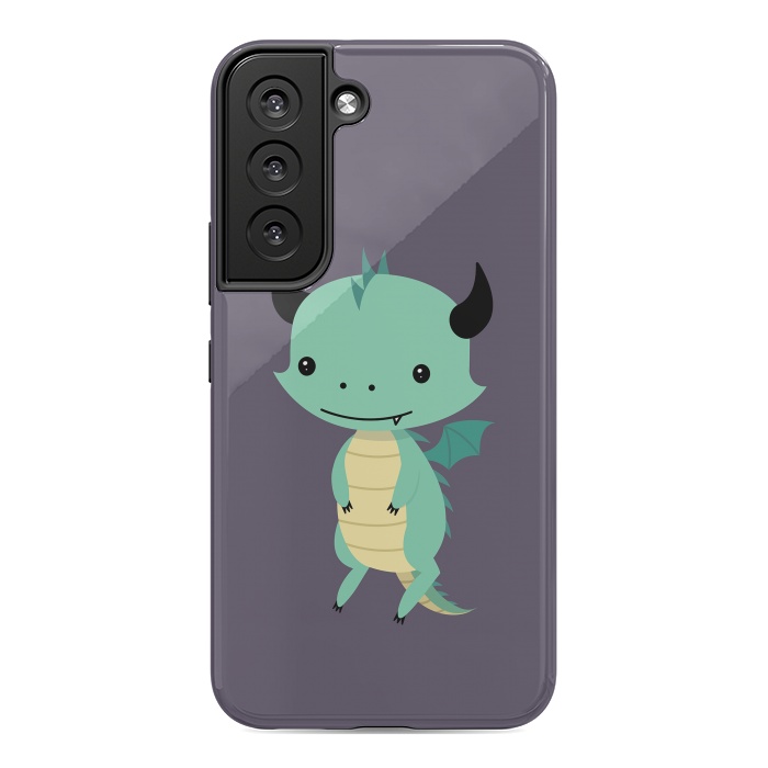 Galaxy S22 StrongFit Cute dragon by Laura Nagel