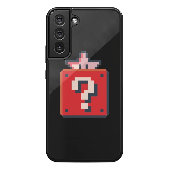 Galaxy S22 plus StrongFit Pixelated Mario Star by Winston