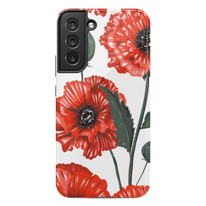 Galaxy S22 plus StrongFit red poppy by haroulita