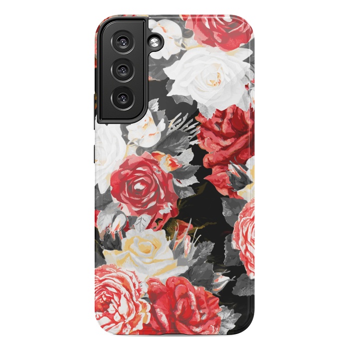 Galaxy S22 plus StrongFit Red and white roses by Oana 