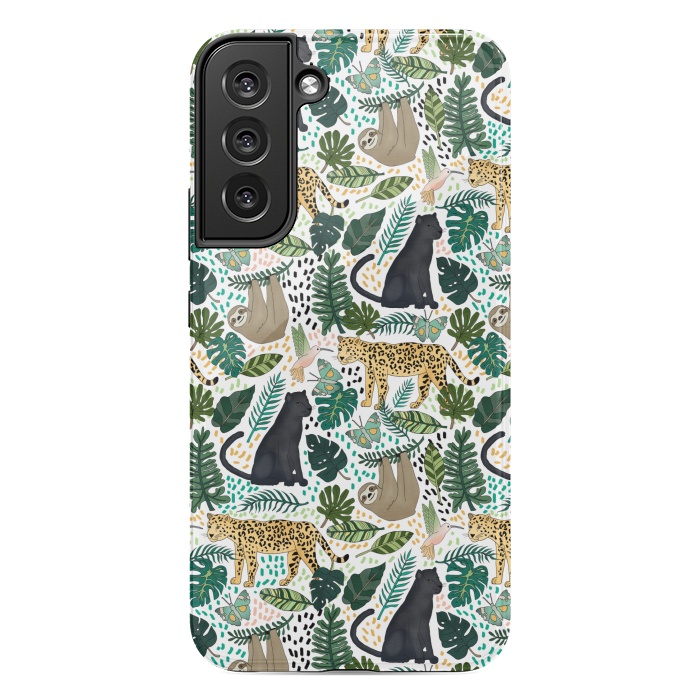 Galaxy S22 plus StrongFit Emerald Forest Animals by Tangerine-Tane
