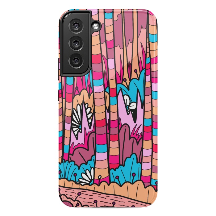 Galaxy S22 plus StrongFit Stripe line forest by Steve Wade (Swade)