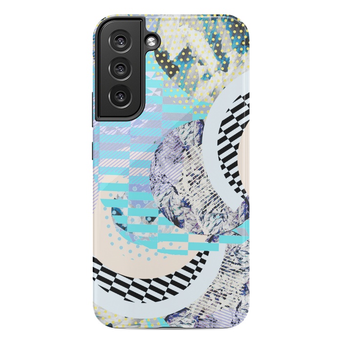 Galaxy S22 plus StrongFit Abstract geometric Memphis Art Deco design by Oana 