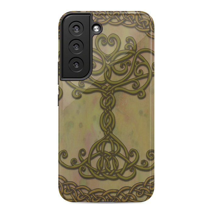 Galaxy S22 StrongFit Celtic Tree of Life I by Lotti Brown