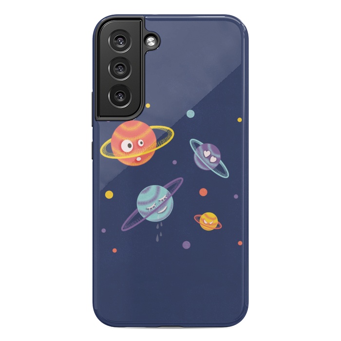 Galaxy S22 plus StrongFit Cute Planets Cartoon Space Kids by Boriana Giormova