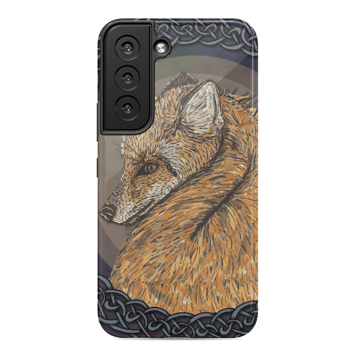 Galaxy S22 StrongFit Celtic Fox by Lotti Brown