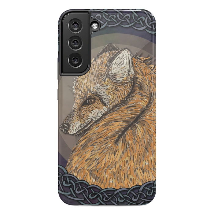 Galaxy S22 plus StrongFit Celtic Fox by Lotti Brown