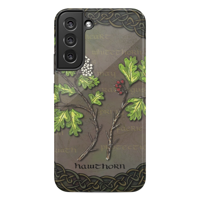 Galaxy S22 plus StrongFit Celtic Hawthorn by Lotti Brown