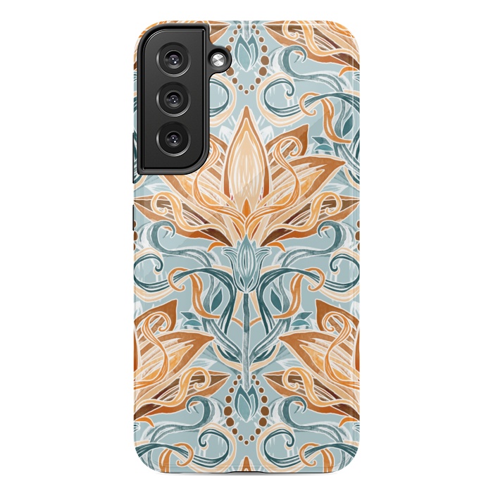 Galaxy S22 plus StrongFit Autumn Afternoon Art Nouveau  by Micklyn Le Feuvre