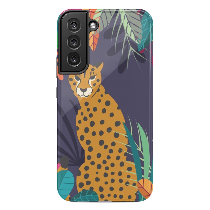 Galaxy S22 plus StrongFit Cheetah sitting in the wild by Jelena Obradovic