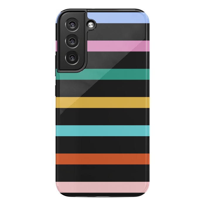 Galaxy S22 plus StrongFit Colored Stripes by TMSarts