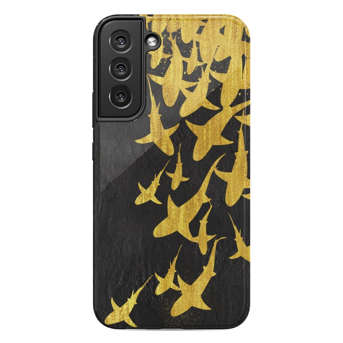 Galaxy S22 plus StrongFit Golden Sharks by Alberto