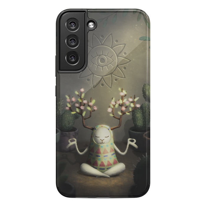 Galaxy S22 plus StrongFit Cactus garden by Laura Nagel