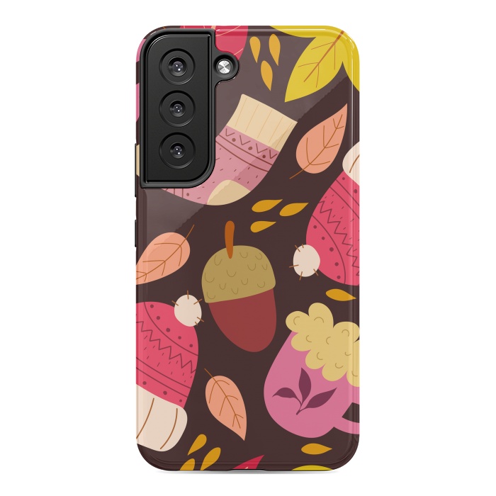 Galaxy S22 StrongFit Autumn Pattern Design III by ArtsCase