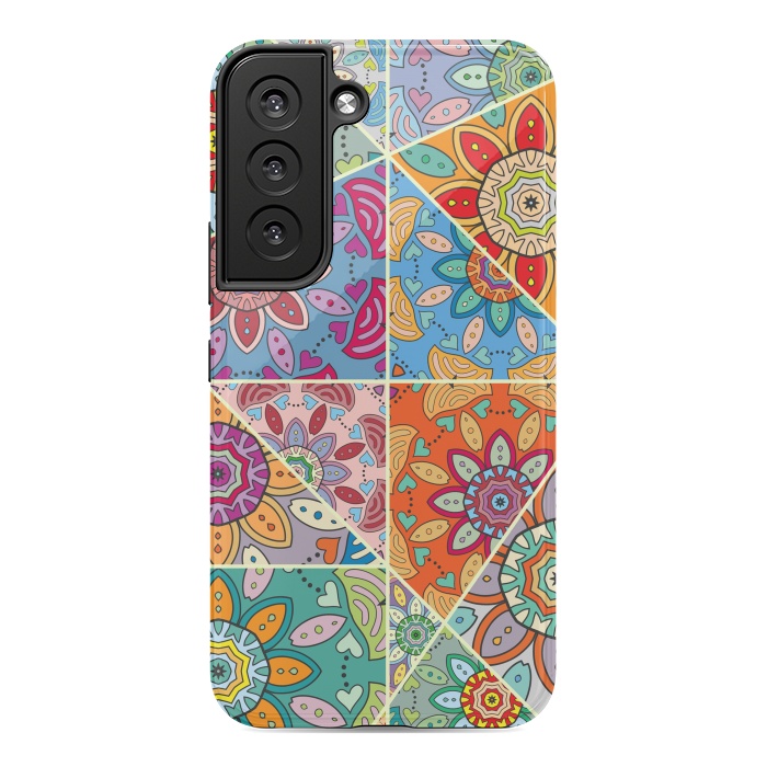 Galaxy S22 StrongFit Decorative Elements with Mandalas Designs by ArtsCase