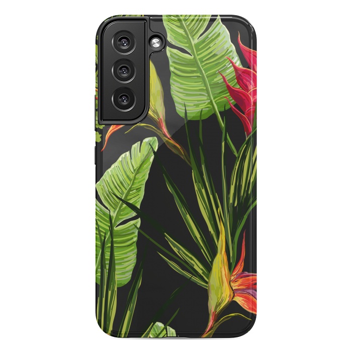 Galaxy S22 plus StrongFit Beautiful Vectorial Summer Floral Landscape by ArtsCase