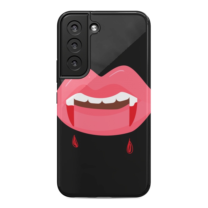 Galaxy S22 StrongFit SCARY LIPS by MALLIKA