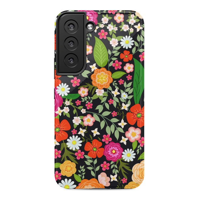 Galaxy S22 StrongFit Summer Meadow Seamless Pattern by ArtsCase