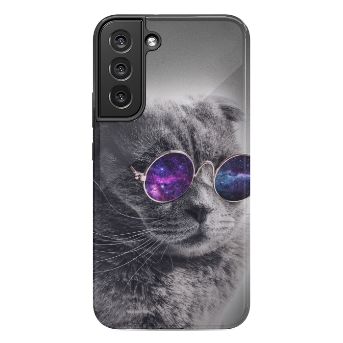 Galaxy S22 plus StrongFit Cat wearing sunglasses  by Winston