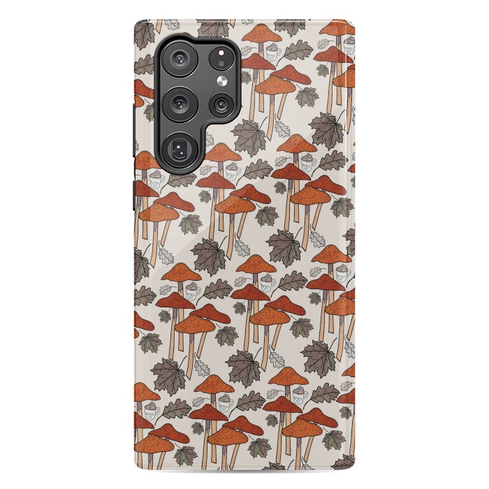 Galaxy S22 Ultra StrongFit Autumn Mushrooms  by Steve Wade (Swade)