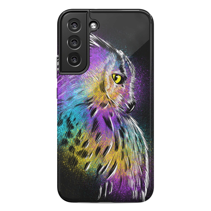 Galaxy S22 plus StrongFit Sketch Owl Colorful by Alberto