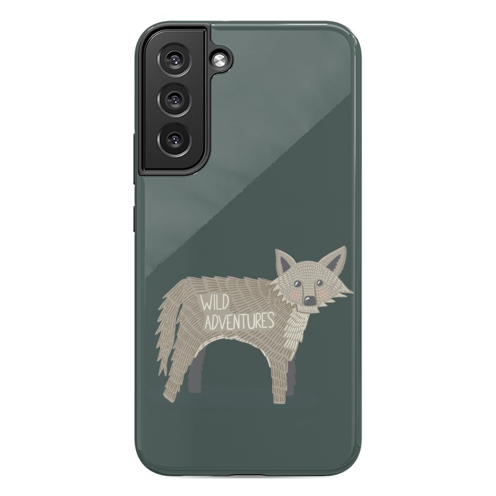 Galaxy S22 plus StrongFit Wild Adventures Wolf  by Edith May