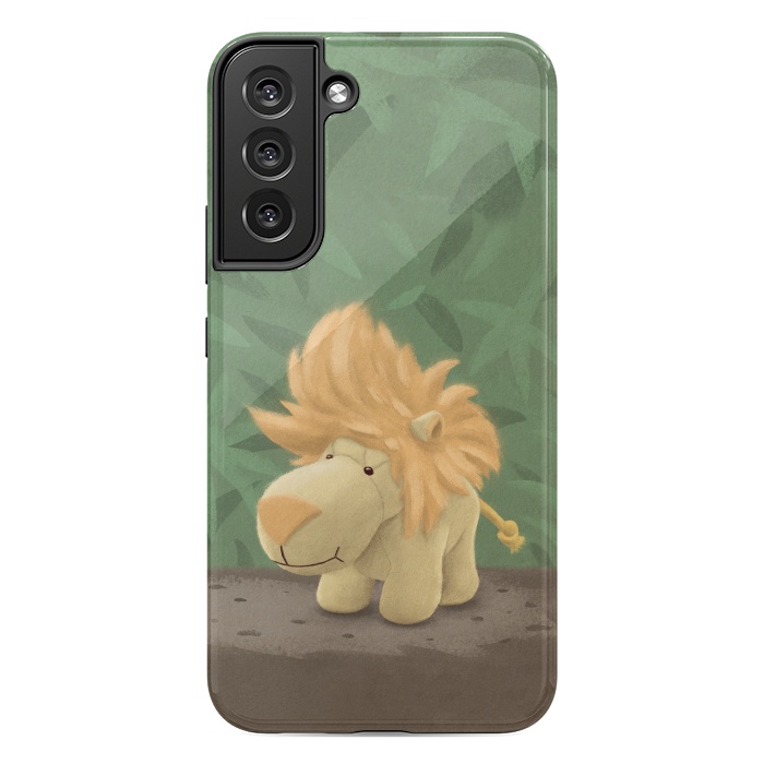 Galaxy S22 plus StrongFit Cute lion by Laura Nagel