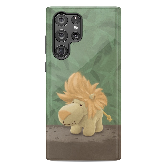 Galaxy S22 Ultra StrongFit Cute lion by Laura Nagel