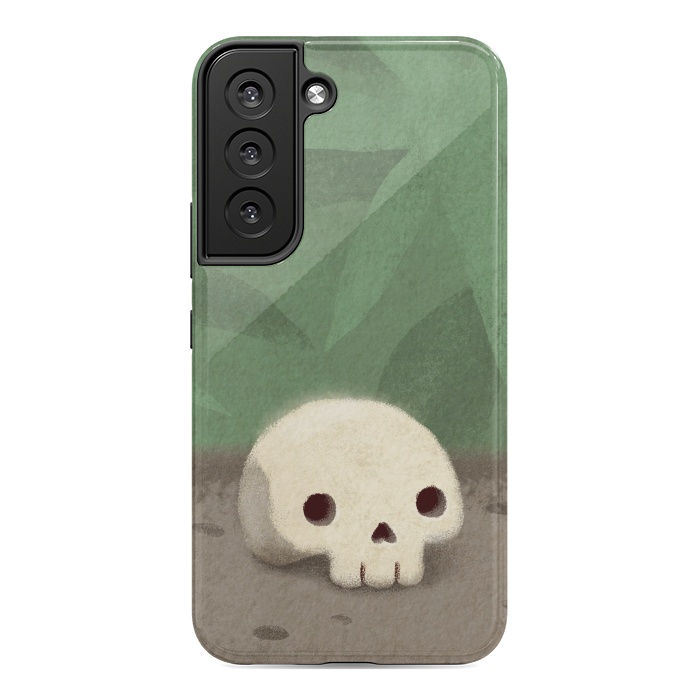 Galaxy S22 StrongFit Jungle skull by Laura Nagel