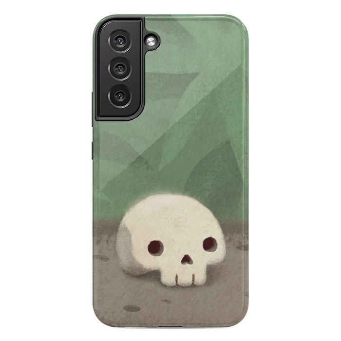 Galaxy S22 plus StrongFit Jungle skull by Laura Nagel