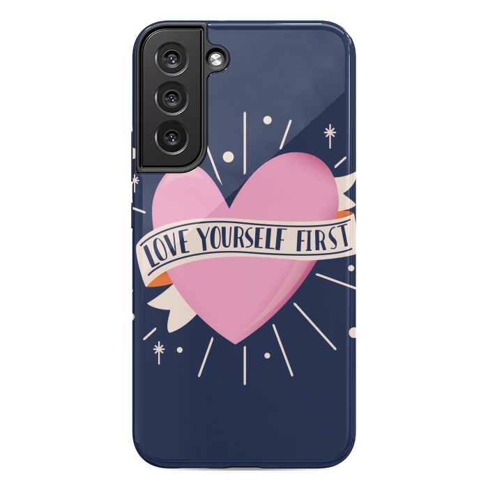 Galaxy S22 plus StrongFit Love Yourself First, Happy Valentine's Day 2 by Jelena Obradovic