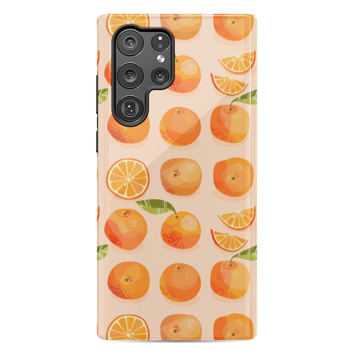Galaxy S22 Ultra StrongFit Oranges by Nic Squirrell