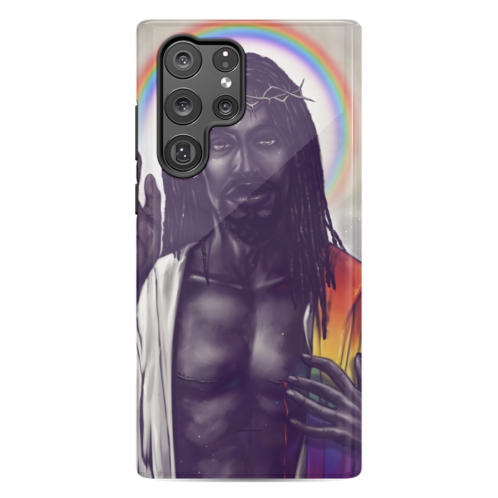 Galaxy S22 Ultra StrongFit Jesus by Draco