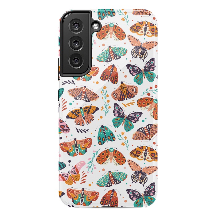 Galaxy S22 plus StrongFit Spring Butterflies Pattern 002 by Jelena Obradovic