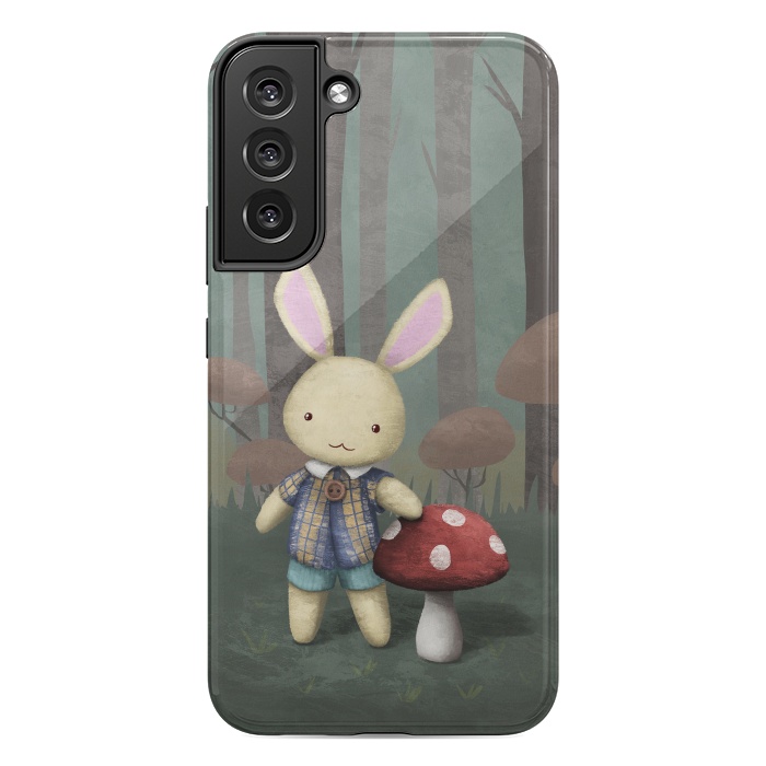 Galaxy S22 plus StrongFit Cute bunny by Laura Nagel