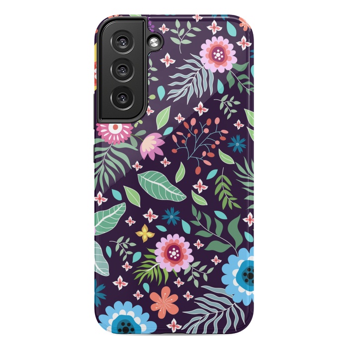 Galaxy S22 plus StrongFit Colourful Flowers by ArtsCase