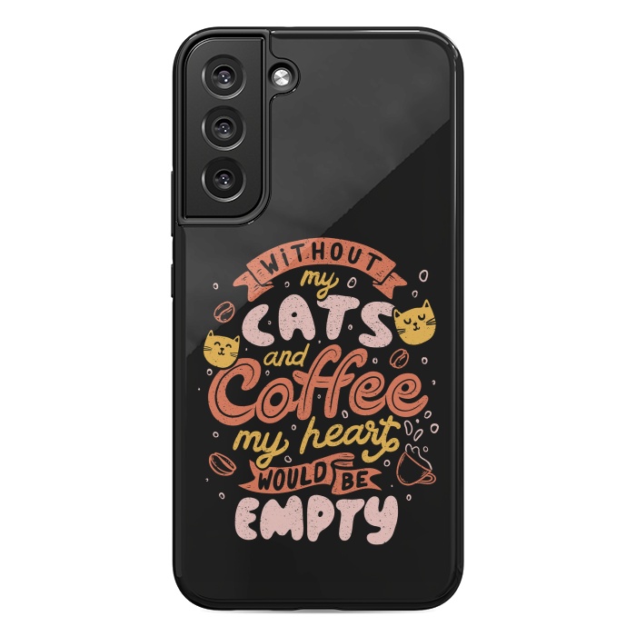Galaxy S22 plus StrongFit Cats and Coffee  by eduely