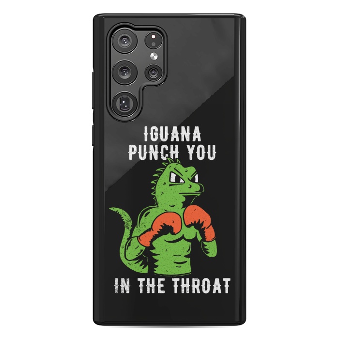 Galaxy S22 Ultra StrongFit Iguana Punch You by eduely
