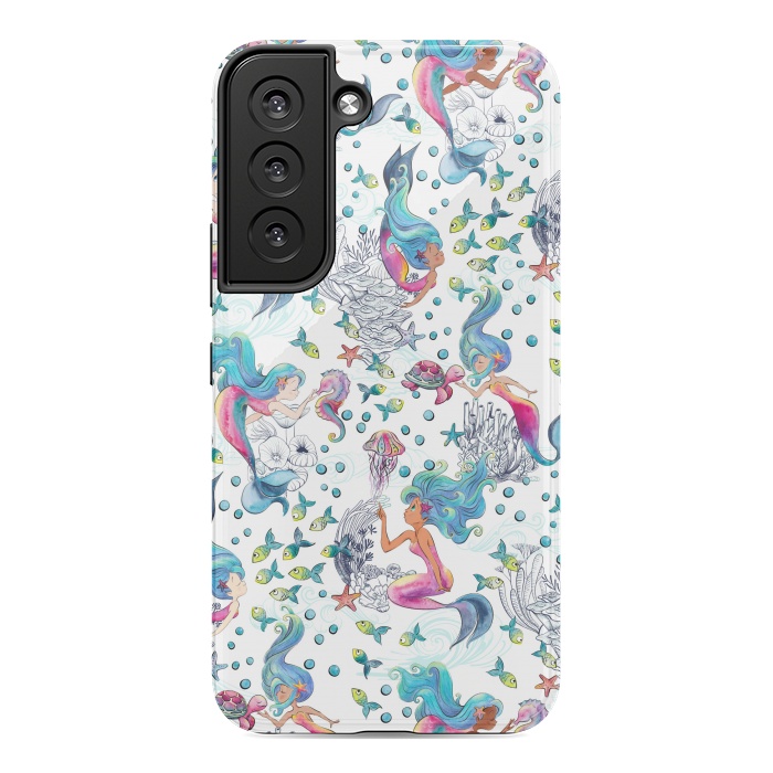 Galaxy S22 StrongFit Modern Mermaid Toile by gingerlique