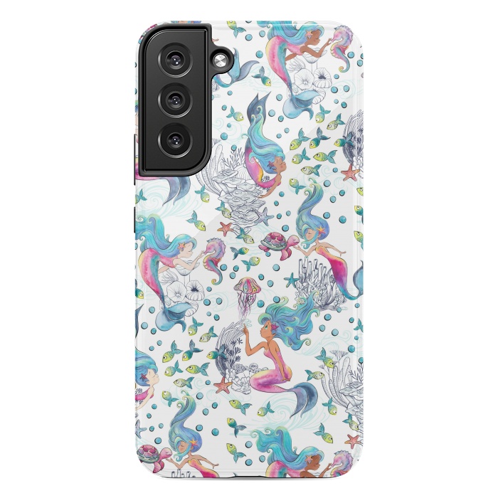 Galaxy S22 plus StrongFit Modern Mermaid Toile by gingerlique