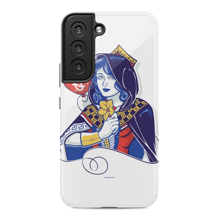 Galaxy S22 StrongFit Queen of hearts by Draco