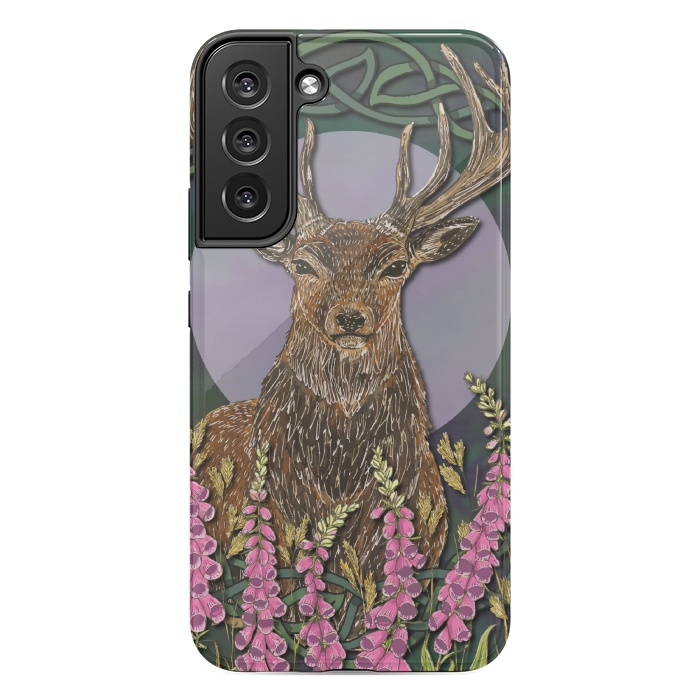 Galaxy S22 plus StrongFit Woodland Stag by Lotti Brown