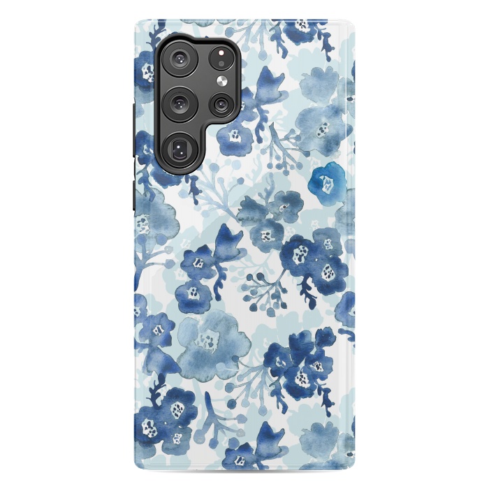 Galaxy S22 Ultra StrongFit Blooms of Ink by Tangerine-Tane