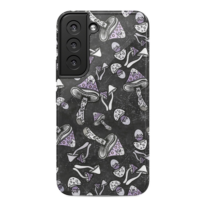 Galaxy S22 StrongFit Shrooms by Rose Halsey