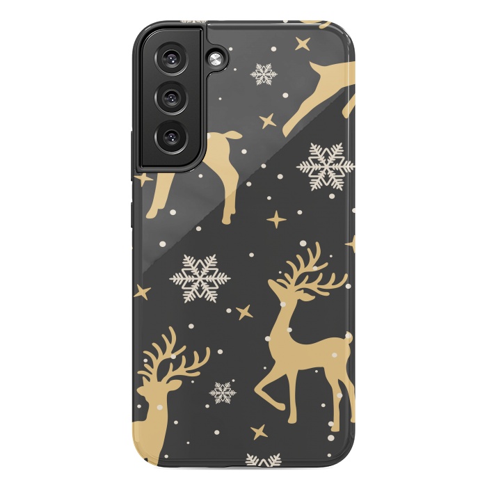 Galaxy S22 plus StrongFit gold deers xmas  by haroulita