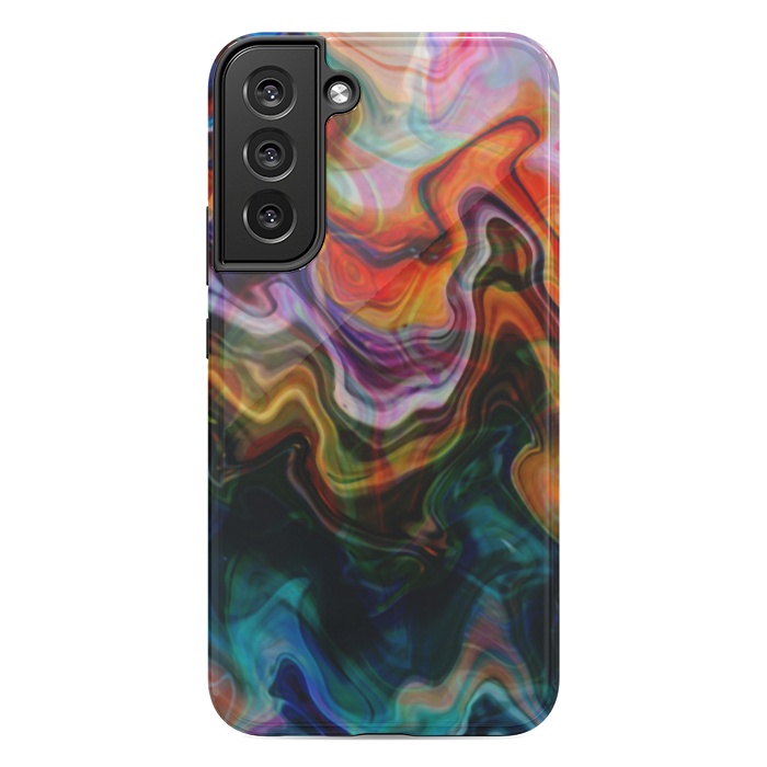 Galaxy S22 plus StrongFit Digitalart Abstract Marbling G596 by Medusa GraphicArt