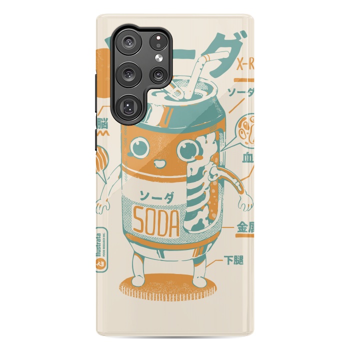 Galaxy S22 Ultra StrongFit Soda Can X-Ray by Ilustrata