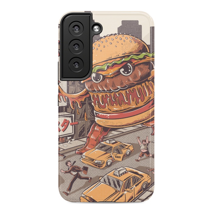 Galaxy S22 StrongFit Burgerzilla by Ilustrata