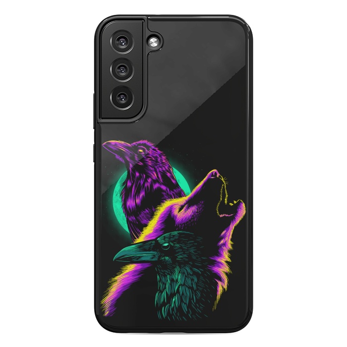 Galaxy S22 plus StrongFit Raven and wolf by Alberto