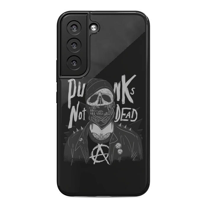 Galaxy S22 StrongFit Punk Skull by eduely